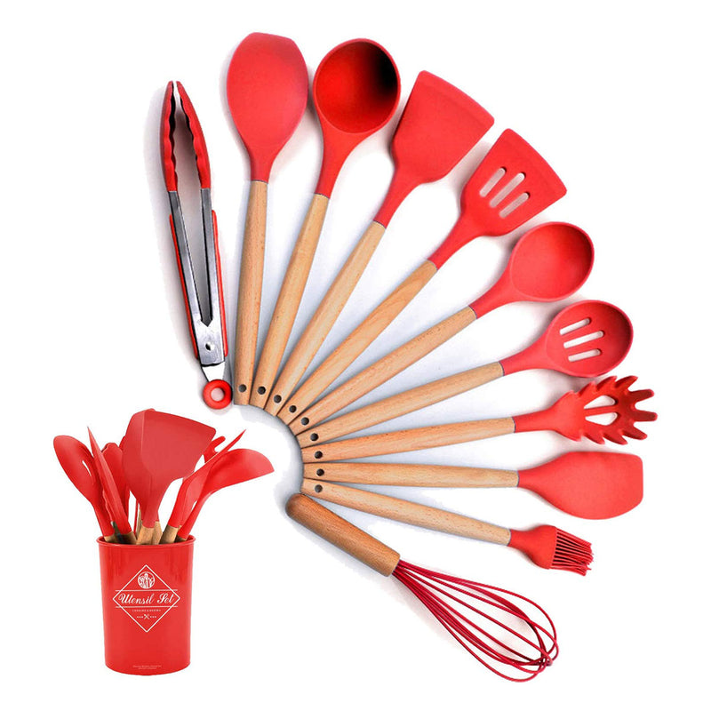 Utensilios Cocina Silicona Set por 12uds